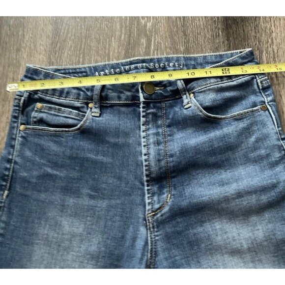 Vintage Articles of Society Jeans Women Sz 27 Dark Wash Skinny Ankle Stony Hill - Picture 5 of 16